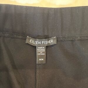 Eileen Fisher Black Straight-Leg Pants M